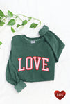 LOVE FOIL Mineral Graphic Sweatshirt: L / VINTAGE BLACK