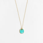 Free Spirit Turquoise Necklace Gold Filled