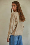 INGRID CARDIGAN -  Khaki