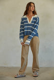 Blue & White CHESHIRE PULLOVER