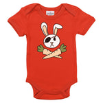 Bunny Pirate Carrot Organic Cotton Easter Baby Toddler Shirt