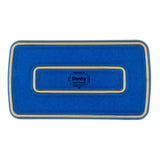 Imperial Blue Rectangular Plate DENBY