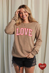 LOVE FOIL Mineral Graphic Sweatshirt: XL / VINTAGE BLACK