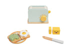 Brunch Time Wooden Toaster Set, Developmental Toy avocado toast