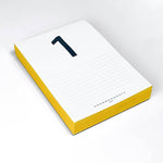 Daily Calendar Pad: Black Gloss