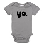 Yo Organic Cotton Baby Bodysuit and Toddler Shirt