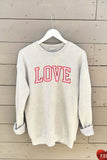 LOVE FOIL Mineral Graphic Sweatshirt: XL / VINTAGE BLACK