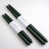 100% Beeswax Dipped Candles | Forest Green: 10 Inch (smaller)