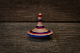 Hand Made Colorful Wooden Spinning Tops