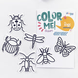 Color Your Own Bug Stickers