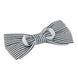 Pet Bow Ties - Grey Stripe