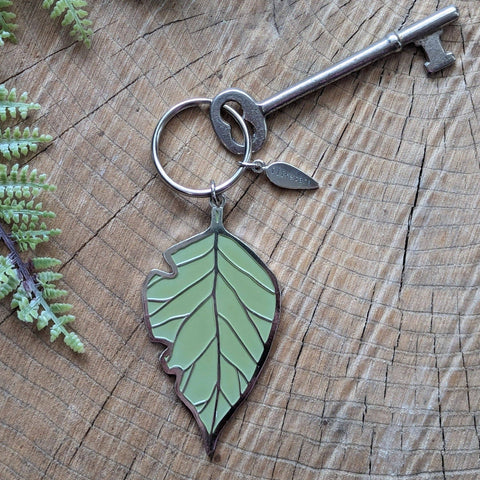 Keychain | leaf