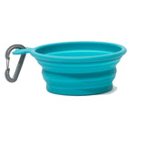 Messy Mutts Silicone Collapsible Bowl Blue Small