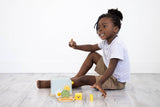 Brunch Time Wooden Toaster Set, Developmental Toy avocado toast