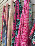 Christmas Overdyed Kantha Quilts