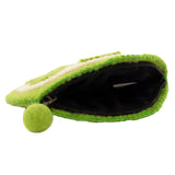 Lime Slice Felt Coin Purse