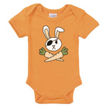 Bunny Pirate Carrot Organic Cotton Easter Baby Toddler Shirt