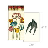 Matches - Variegated Tulips & Swift - Red