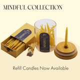 20 Minute Beeswax Candle Set: Mindful (Set of 20 candles)