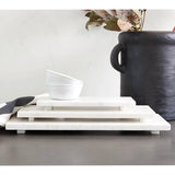 Large White Marble Tray