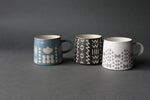 Danica Studio Collage Imprint Stoneware Mugs 12 oz