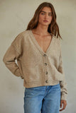 INGRID CARDIGAN -  Khaki