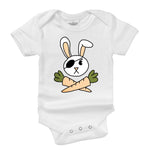 Bunny Pirate Carrot Organic Cotton Easter Baby Toddler Shirt