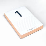 Daily Calendar Pad: Black Gloss