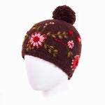 Olivia - women's wool knit beanie