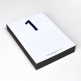 Daily Calendar Pad: Black Gloss