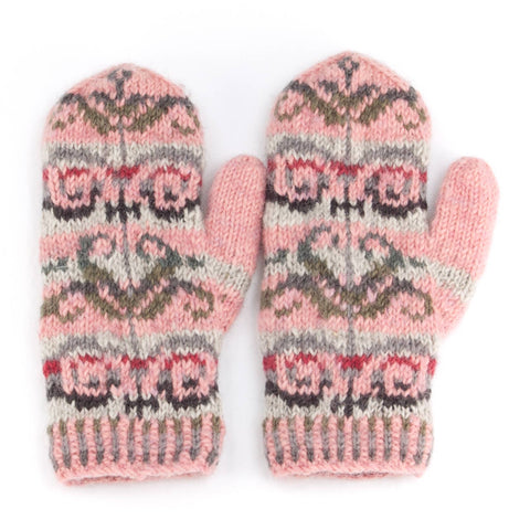 Natalia - women's wool knit mittens