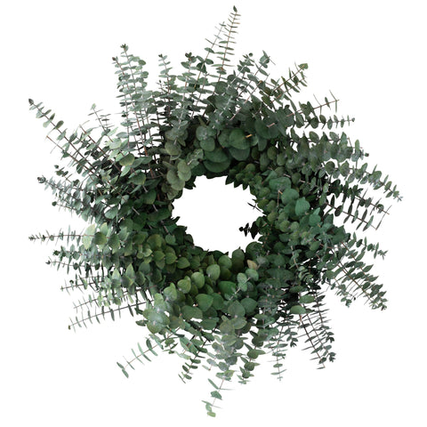 Preserved Baby Eucalyptus 18" Wreath