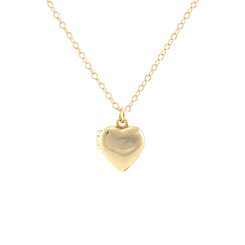 Heart Locket: 18K Gold Vermeil