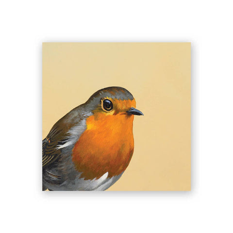 European Robin Wood Wall Art Decor NEW SIZE bird panel