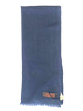 Cashmere Gauze Muffler/Scarf Navy