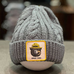 Smokey Bear Cable Knit Cuff Beanie