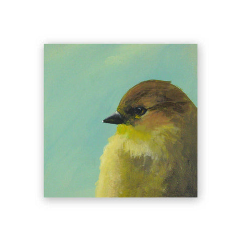 Fictional Yellow Bird Wood Wall Art Decor NEW SIZE!