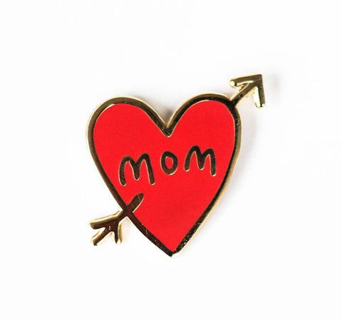 Enamel Pin, Mom Tattoo